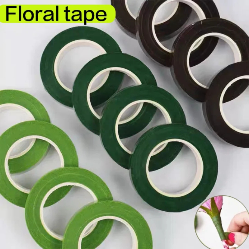 Floral Tape Green - Çiçekçilik Bantları Krep Kağıdı için Yeşil