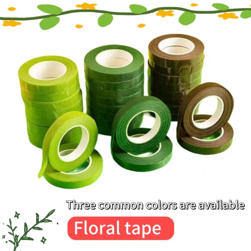 1-12Rolls Yeşil Buket Çiçek Ba - Floral Tape Green incelemesi ve fiyatı