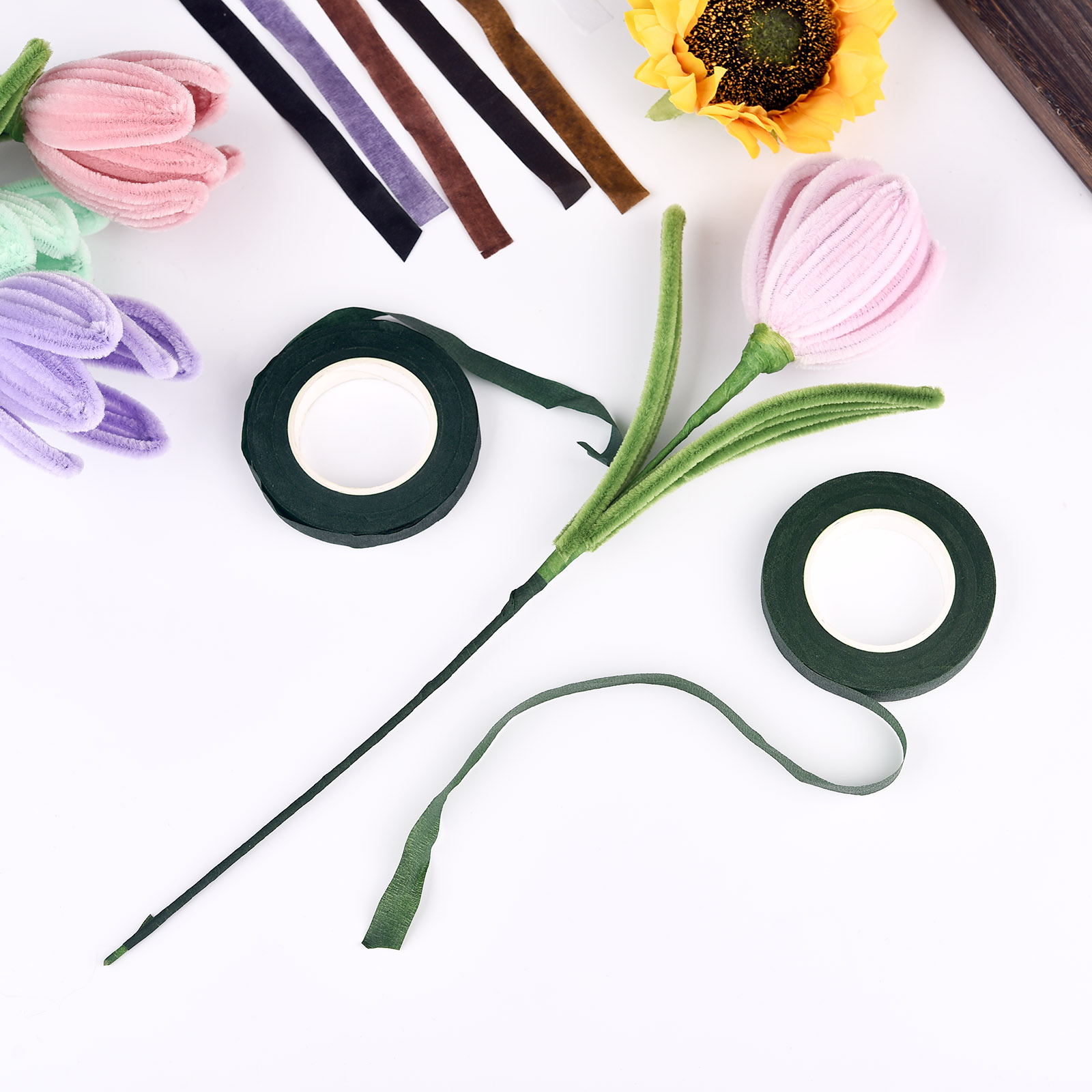 30 metre Çiçek Kök Bant Korsaj - Floral Tape Green incelemesi ve fiyatı