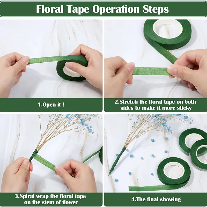 20 metre Yeşil Buket Çiçek Ban - Floral Tape Green incelemesi ve fiyatı