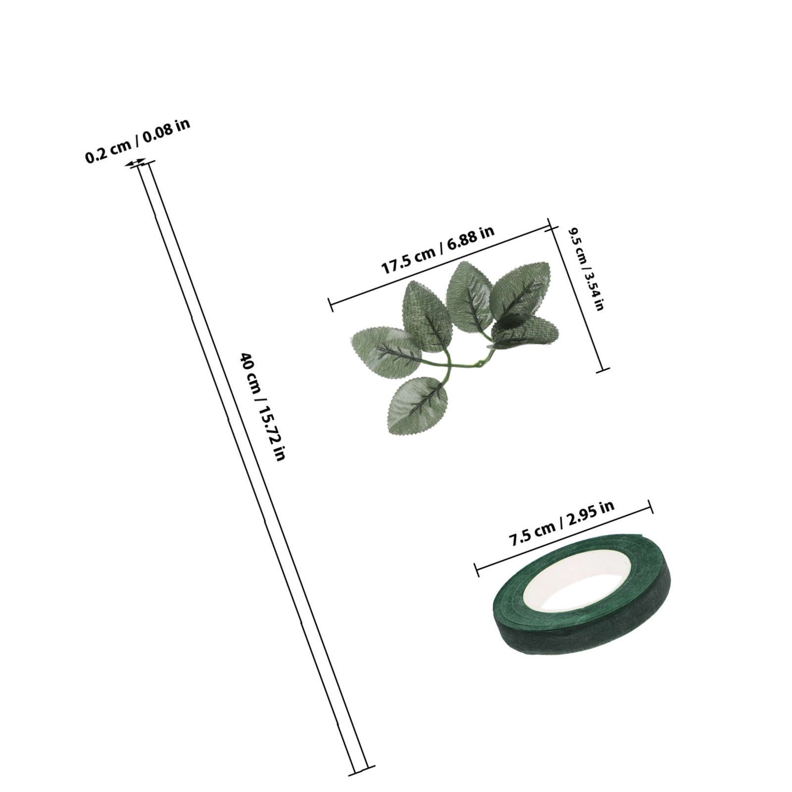 20 adet Çiçek Aranjmanı Seti Y - Floral Tape Green incelemesi ve fiyatı