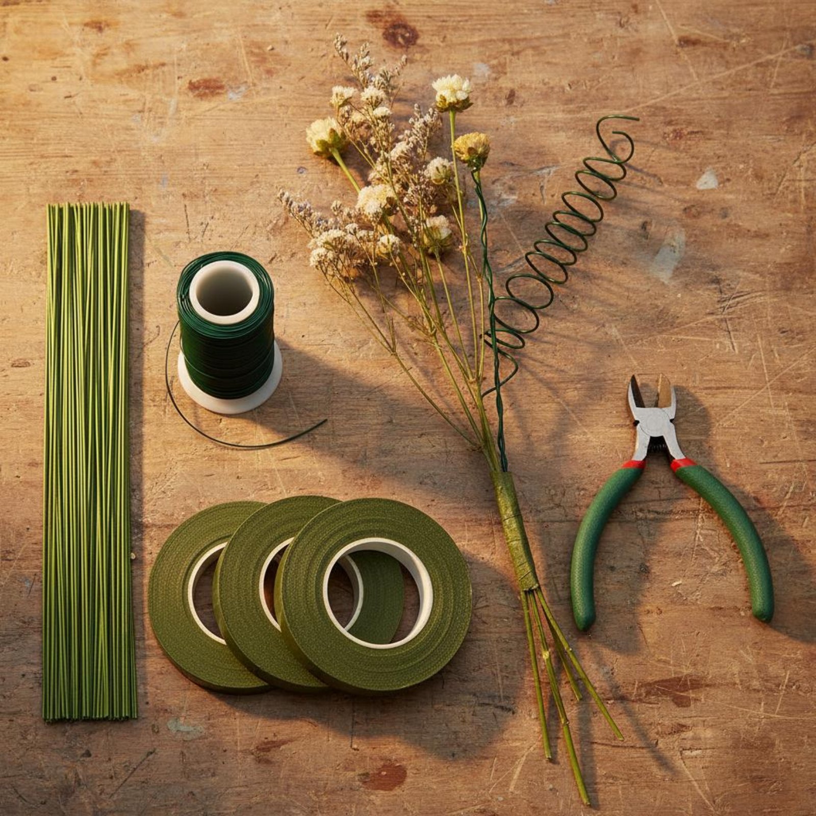 Çiçek Aranjman Yapım Seti DIY  - Floral Tape Green incelemesi ve fiyatı