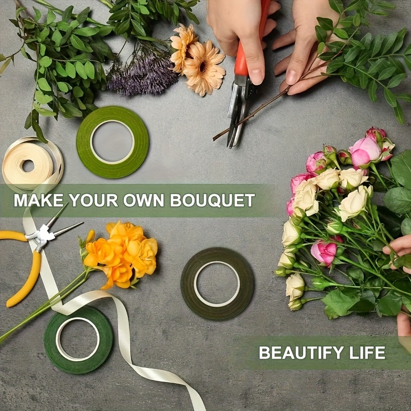 1. 8 Adet Yeşil Kendinden Yapı - Floral Tape Green incelemesi ve fiyatı